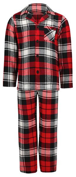 kinder pyjama flanel War Child rood 158/164 - 23062107 - HEMA