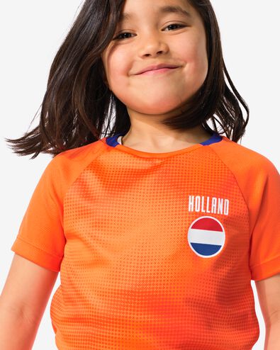 kinder sportshirt Nederland oranje 74/80 - 36030623 - HEMA