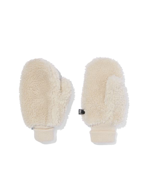 kinderwanten teddy beige beige - 16780310BEIGE - HEMA
