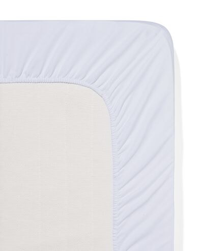 hoeslaken satijn 180x200 wit - 5190092 - HEMA