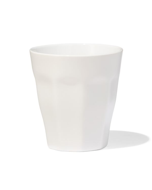 mok - 250 ml - Mirabeau mat - wit - 9602205 - HEMA