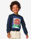 kinder sweater bonvoyage donkerblauw 122/128 - 30770851 - HEMA