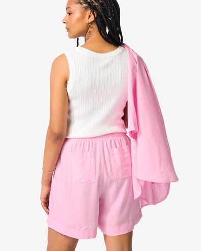 dames korte broek Tatum lila lichtroze lichtroze - 36248965LIGHTPINK - HEMA