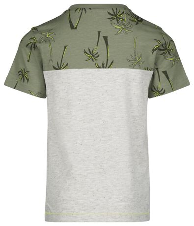 kinder t-shirt palmbomen groen - 1000024044 - HEMA