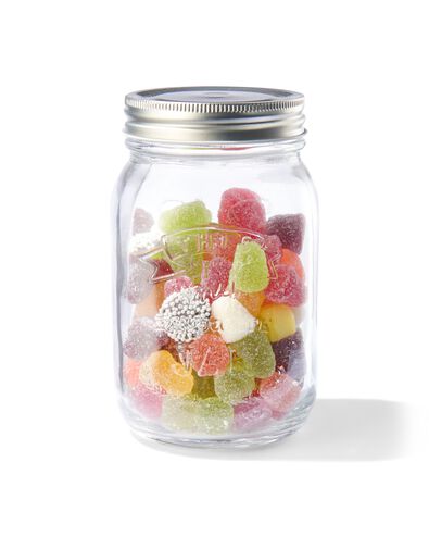 glazen pot 0.5L - 80810170 - HEMA