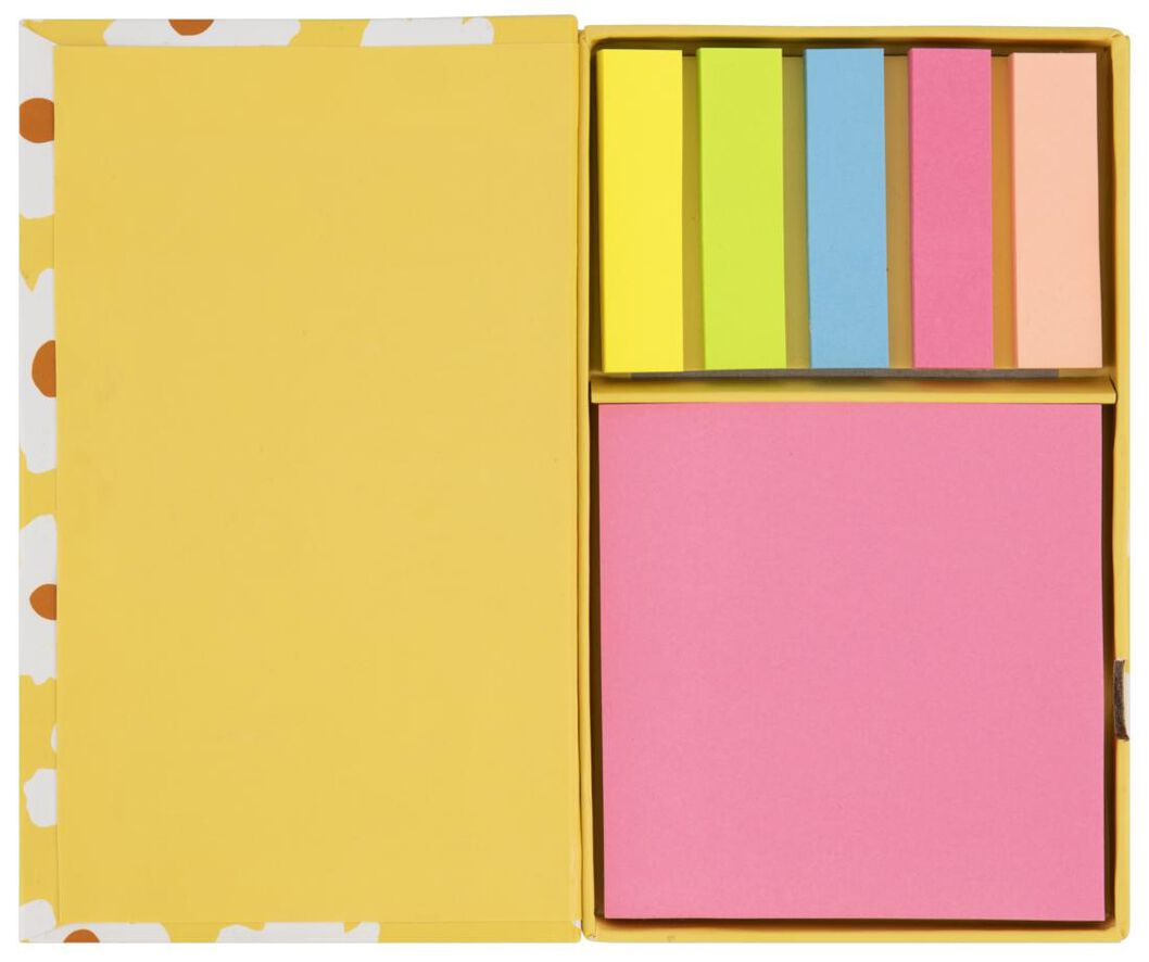 sticky notes in doos -