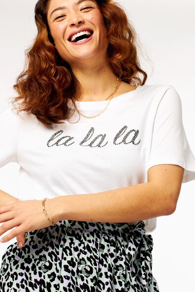 dames t-shirt lalala wi. - 1000023725 - HEMA