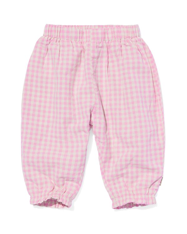 newborn broek gevoerd roze roze - 33479110PINK - HEMA