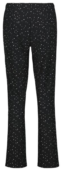 damespyjama sterren zwart L - 23421053 - HEMA