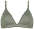 dames bikinitop zonder beugel - glitter groen S - 22350972 - HEMA