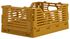 klapkrat letterbord recycled XS geel okergeel 13 x 18 x 8 - 39821196 - HEMA