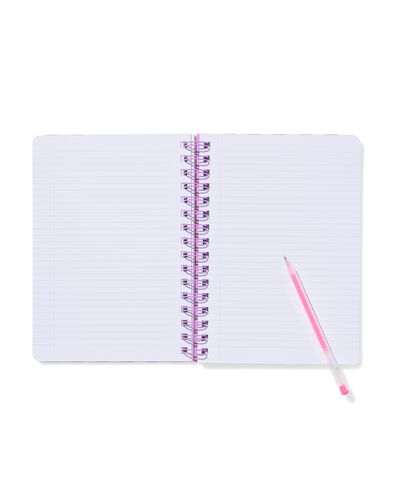 notitieboek A5 gelinieerd strepen - 14144404 - HEMA