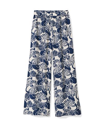 damesbroek Saint wide leg schelpen multi multi - 36201283MULTI - HEMA