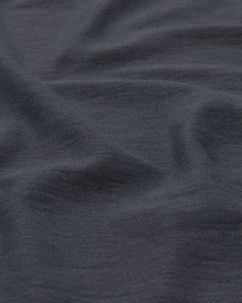 hoeslaken - jersey katoen - 140 x 200 cm - donkergrijs donkergrijs 140 x 200 - 5140005 - HEMA