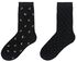 dames sokken met katoen en glitters - 2 paar - 4260305 - HEMA
