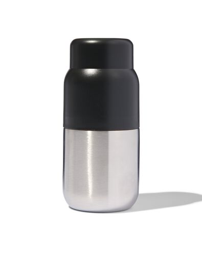 isoleerfles 250ml rvs zwart - 80610086 - HEMA