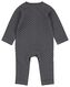 newborn jumpsuit grijs 68 - 33438334 - HEMA