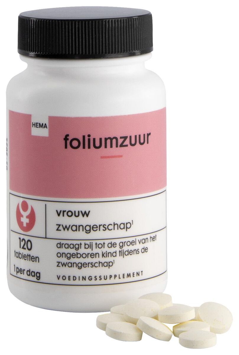 foliumzuur - 120 stuks - 11402204 - HEMA