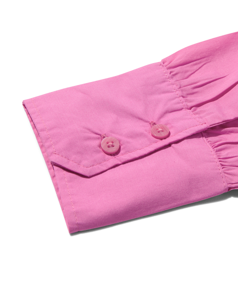 dames blouse poplin India roze roze - 1000029187 - HEMA