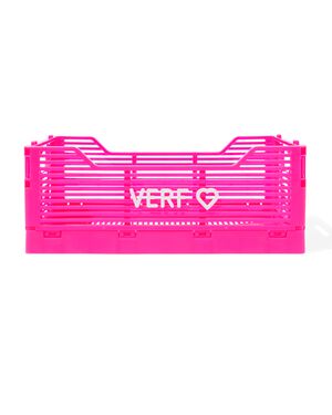 klapkrat letterbord recycled S felroze roze 20 x 30 x 11,5 - 39800023 - HEMA