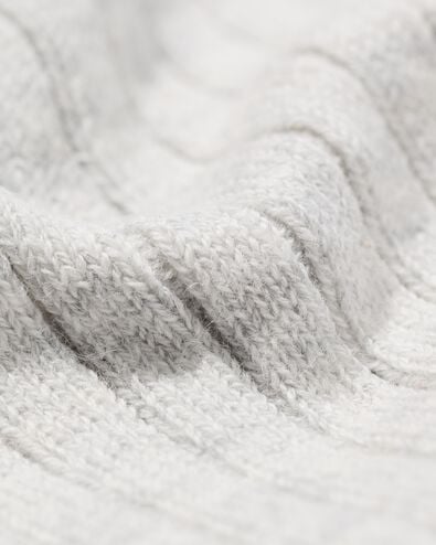 newborn shirt rib grijsmelange grijsmelange - 33434020GREYMELANGE - HEMA