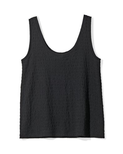 damessinglet Nona  zwart zwart - 36200906BLACK - HEMA