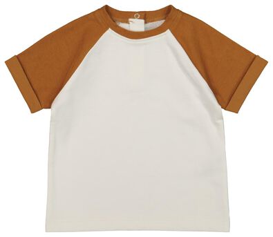 baby t-shirt bruin - 1000019727 - HEMA