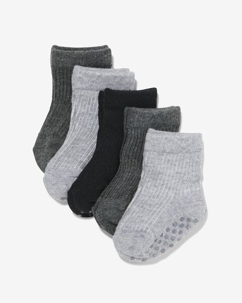 spade spoel Okkernoot baby sokken met katoen - 5 paar - HEMA