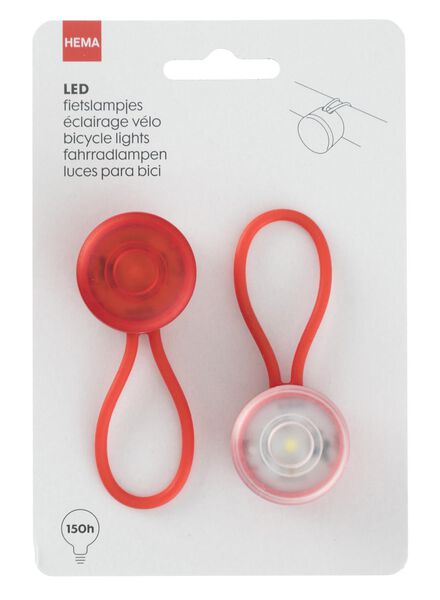 LED fietslampjes - 2 stuks - 41198089 - HEMA