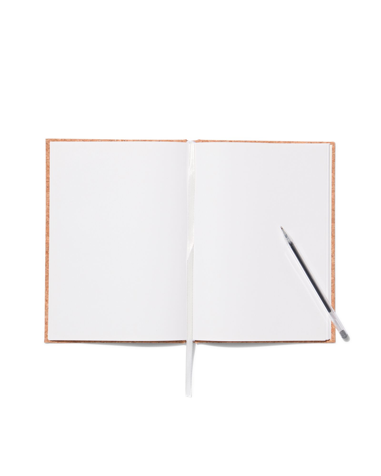 notitieboek A5 blanco met kurk - 14100171 - HEMA