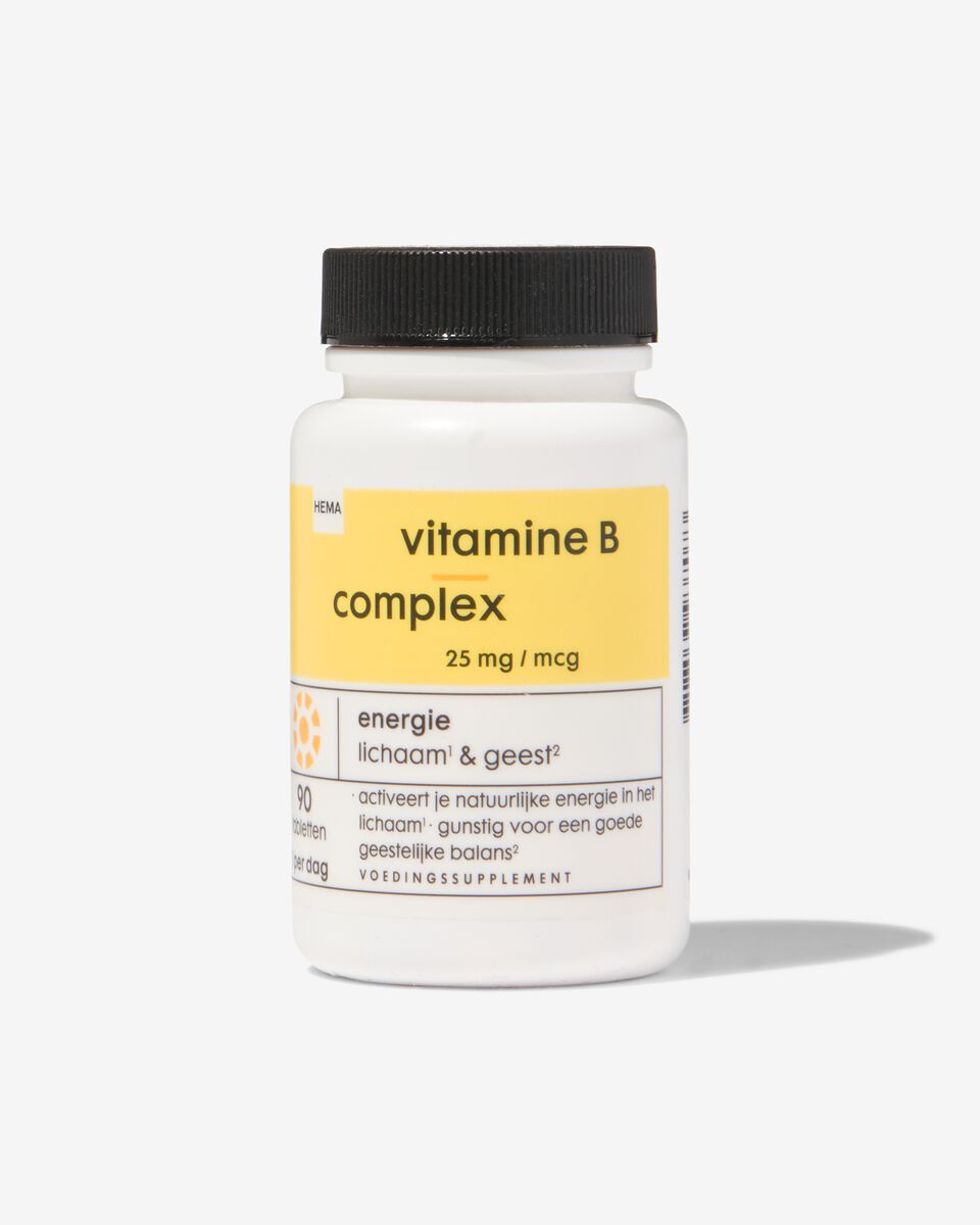 vitamine B complex - 90 stuks - 11402121 - HEMA