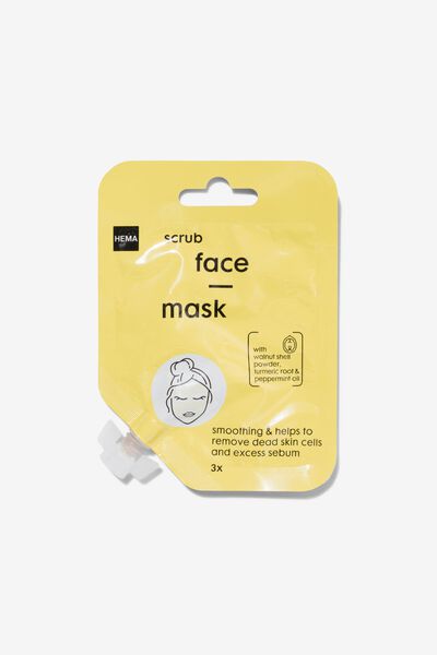 scrub gezichtsmasker - 17800034 - HEMA