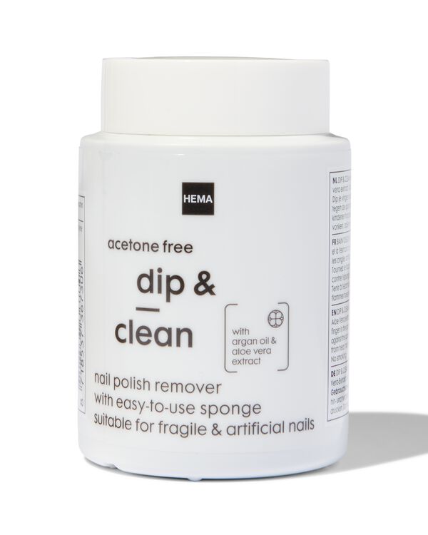nailpolish remover dip & clean - 75 ml - 11243085 - HEMA