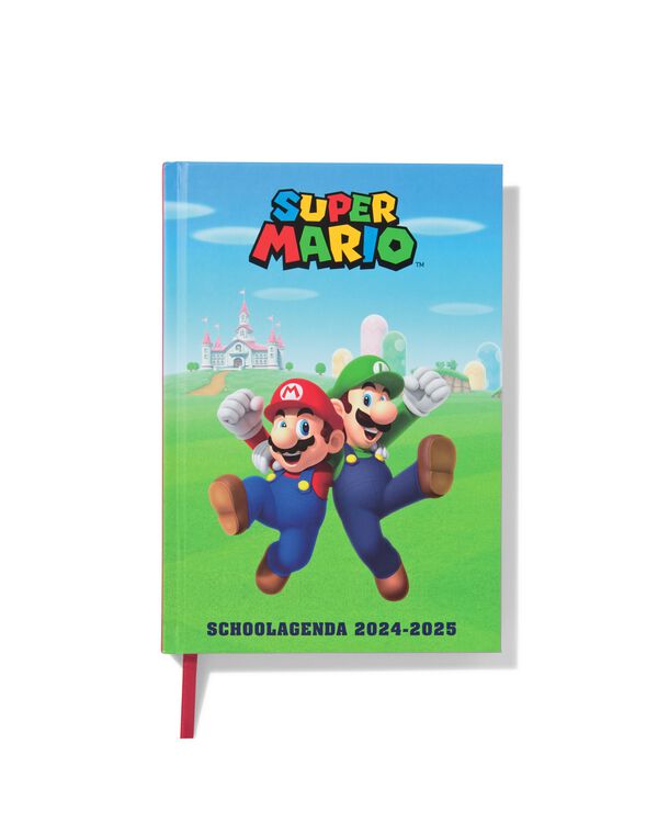 Super Mario schoolagenda 24/25 22.5x15.7 - 14930207 - HEMA
