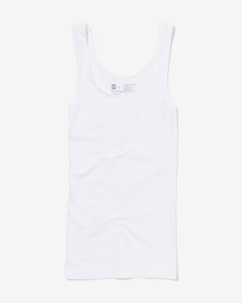 licht corrigerend hemd bamboe wit wit - 1000019530 - HEMA