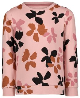 Kinder Sweater Met Bloemen Roze (roze)