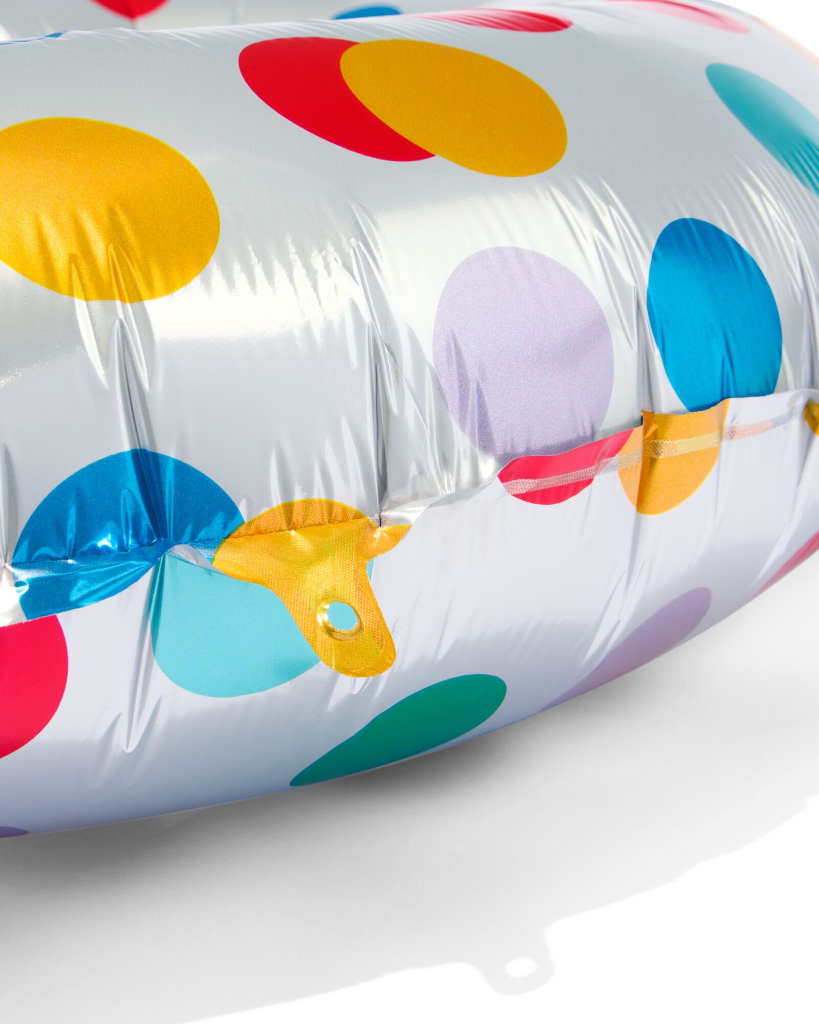 folieballon met confetti XL cijfer 8 - 14200638 - HEMA