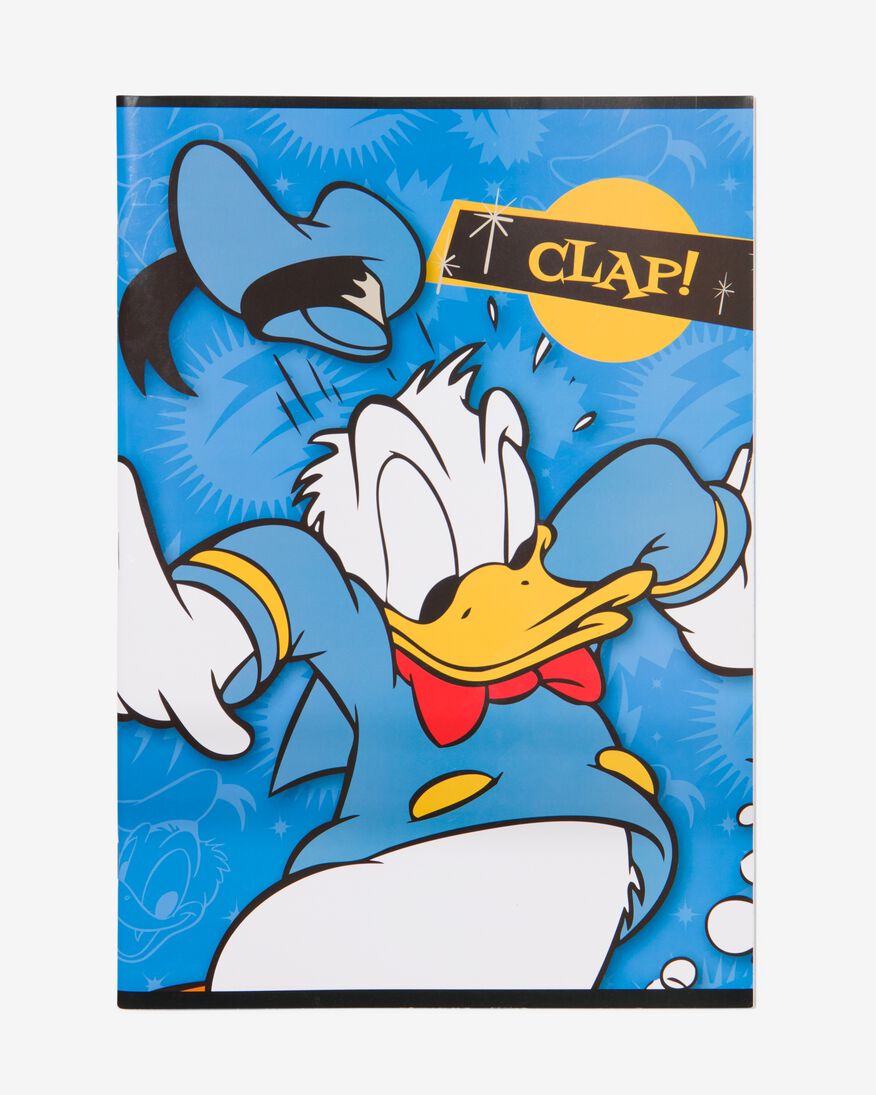 Donald Duck schrift A4 geruit 10 mm - 14970073 - HEMA