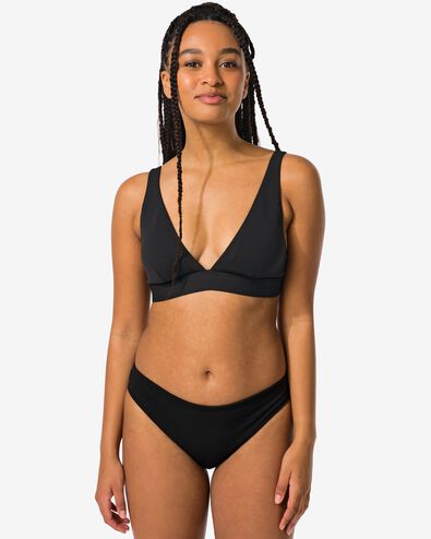 dames bikinibroekje middelhoge taille zwart M - 22310573 - HEMA