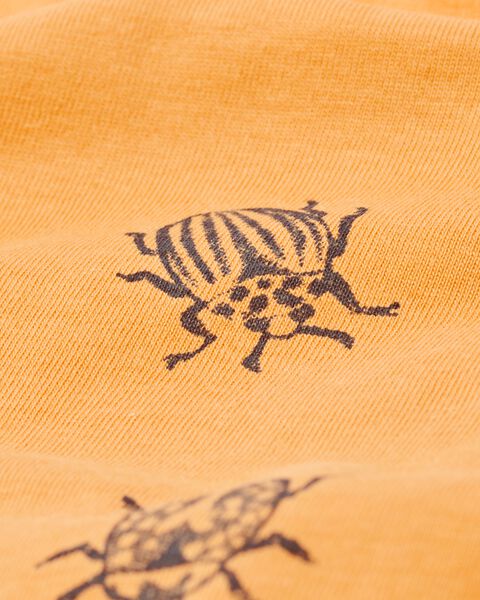 kinder t-shirt insecten geel geel - 1000030678 - HEMA