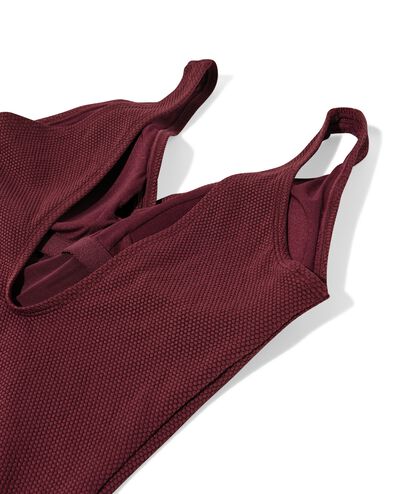 dames badpak medium support donkerrood donkerrood - 22351680DARKRED - HEMA dames badpak medium support donkerrood donkerrood - 22351680DARKRED - HEMA