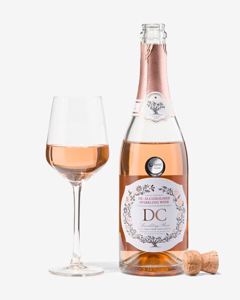 Darling Cellar gedealcoholiseerde sparkling rosé 0.75L - 17390050 - HEMA