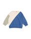 baby sweater met kleurblokken blauw - 1000029741 - HEMA