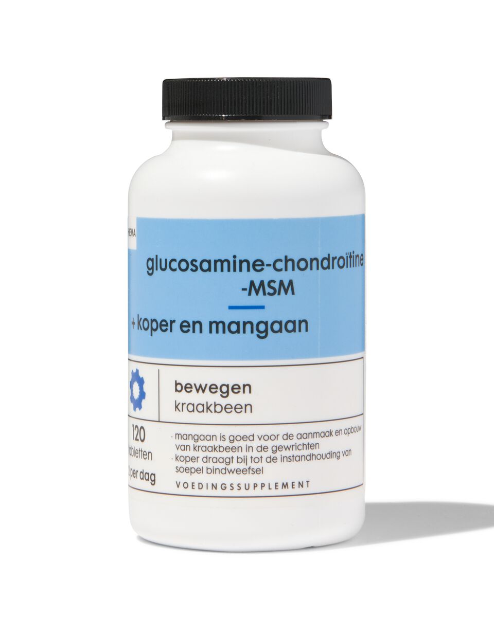 Goodwill worm krijgen glucosamine-chondroïtine-MSM + koper en mangaan - HEMA