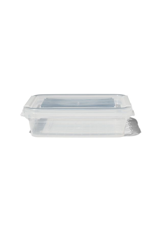 opbergdoos met deksel Dublin transparant 0,5L 18 x 11 x 5 - 2000000290 - HEMA