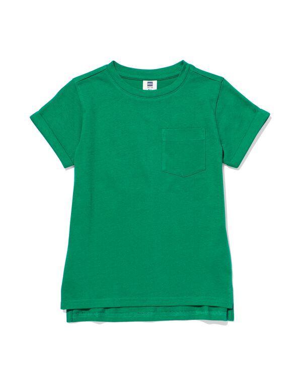 kinder t-shirt structuur groen groen - 30782118GREEN - HEMA