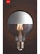 LED lamp 4W - 280 lm - globe - kopspiegel zilver - 20020061 - HEMA