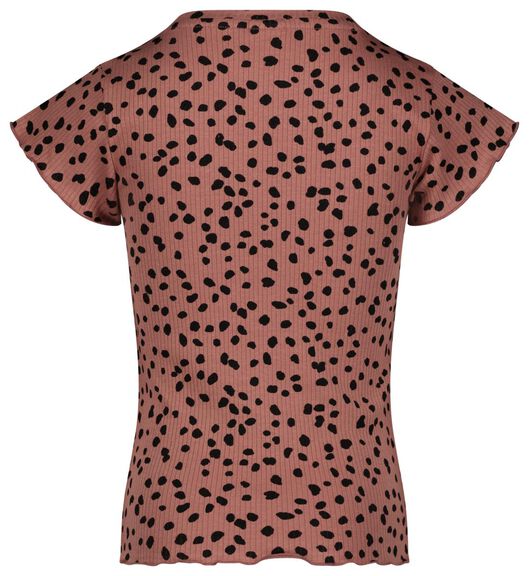 kinder t-shirt rib roze roze - 1000027651 - HEMA