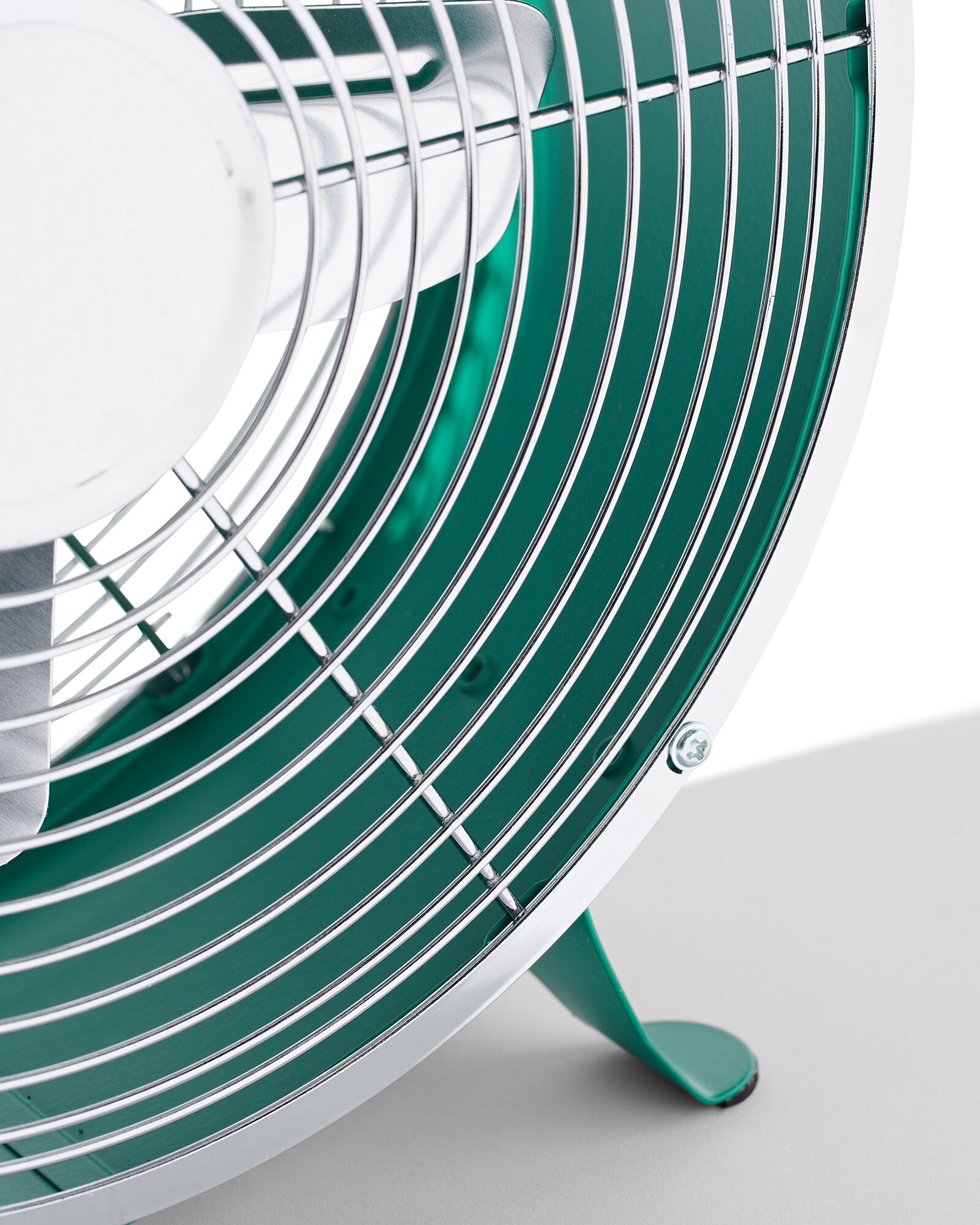 tafelventilator retro Ø25.8cm groen - 80200018 - HEMA