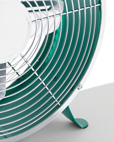 tafelventilator retro Ø25.8cm groen - 80200018 - HEMA